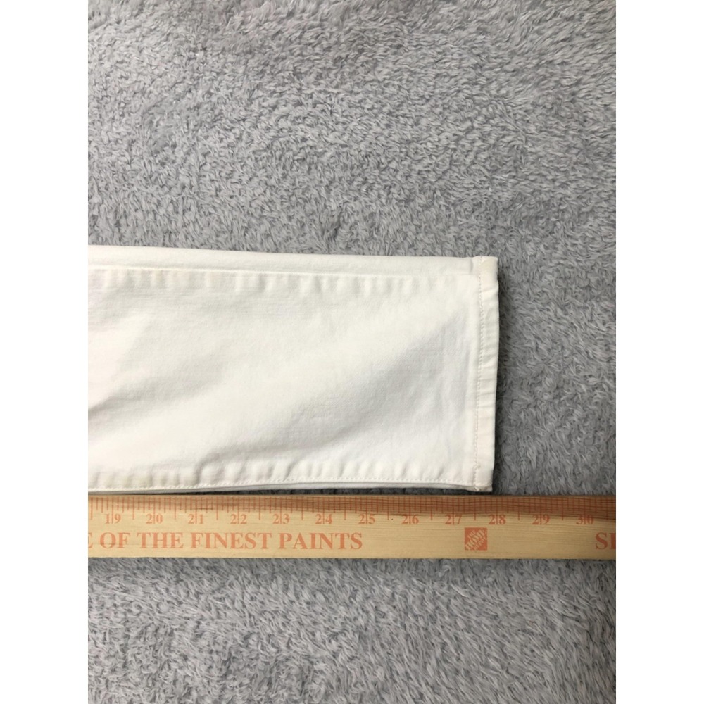 American Eagle Jeans Womens 12 (33x28) White Jegging Super Super Stretch *Flaw - Picture 9 of 10
